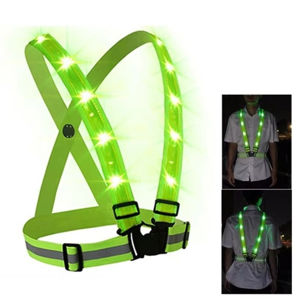 New Gear Running - Nowa poliestrowa kamizelka bezpieczeństwa LED z