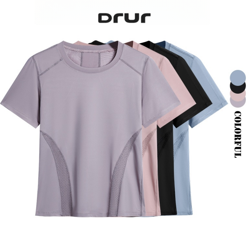 Running Gear Women - DRUR Letnia Lekka Koszulka do Biegania
