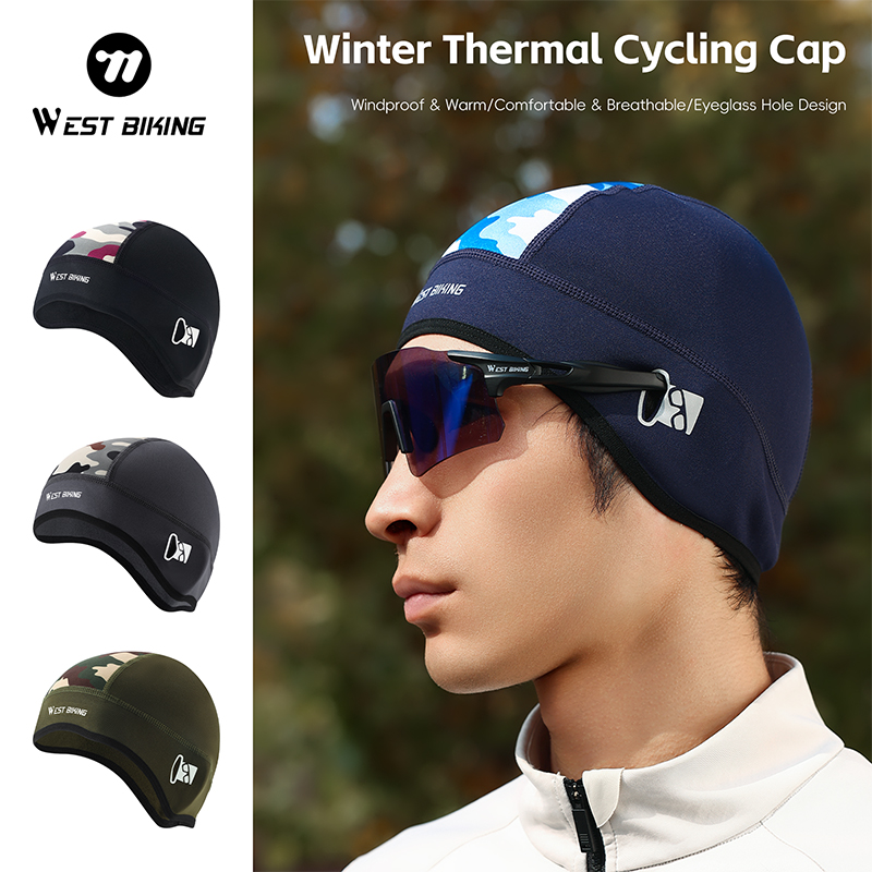 Running Gear Winter Men - WEST BIKING Zimowa Termiczna Czapka Rowerowa
