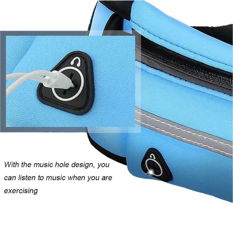 Etui do biegania Pas biodrowy  – Running Jogging Gear recenzja i cena