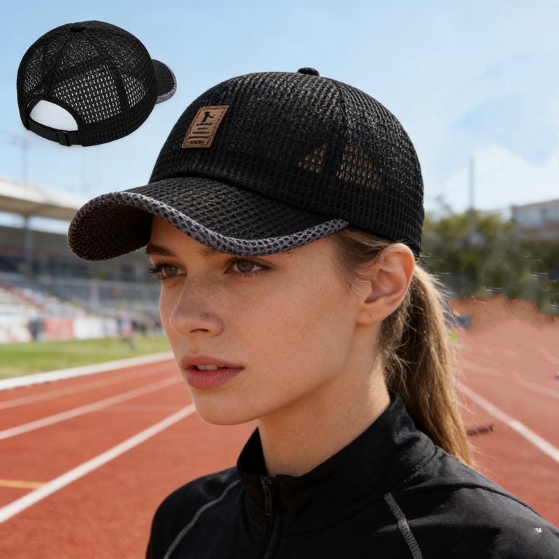 Czapka z daszkiem z nadrukiem, – Running Cap Mesh recenzja i cena