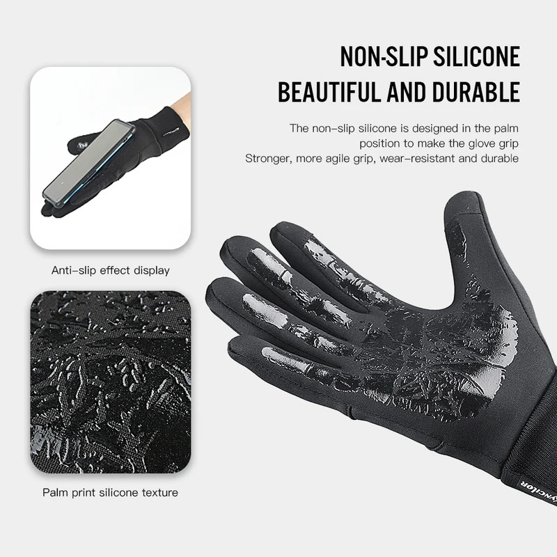 Rękawice zimowe rowerowe męski – Running Gear Winter Men recenzja i cena