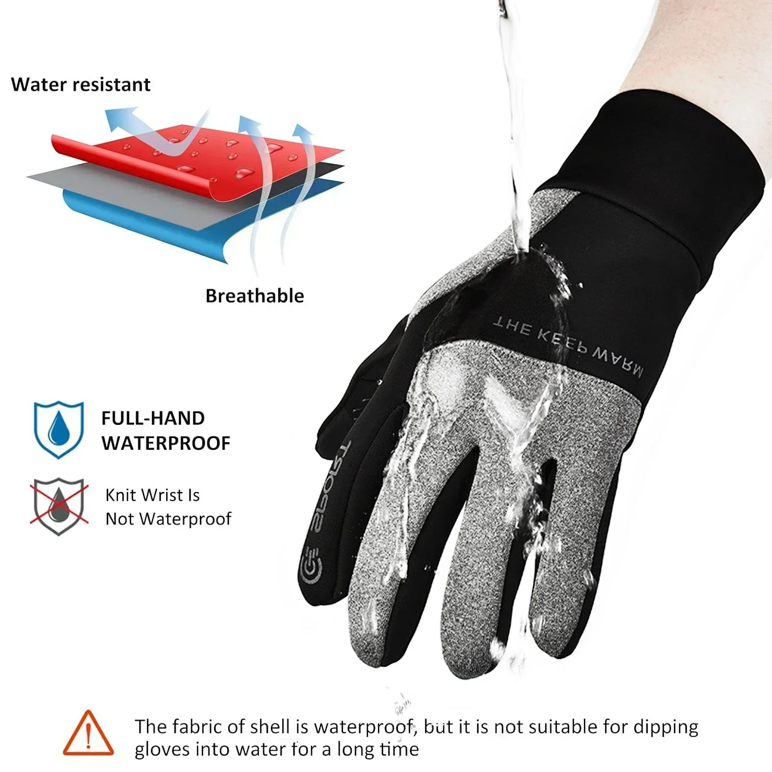 Rękawiczki zimowe MuqiNush do  – Running Gear Winter Men recenzja i cena